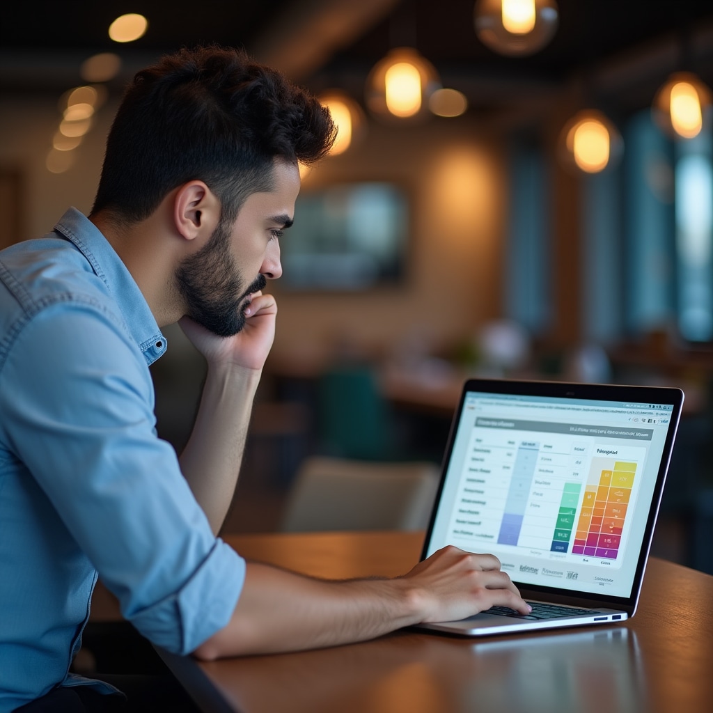 Confronto di tariffe energetiche su un documento